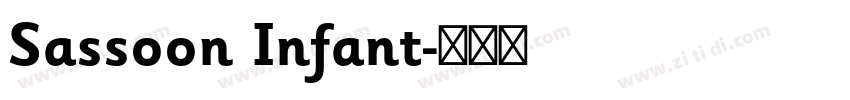 Sassoon Infant字体转换
